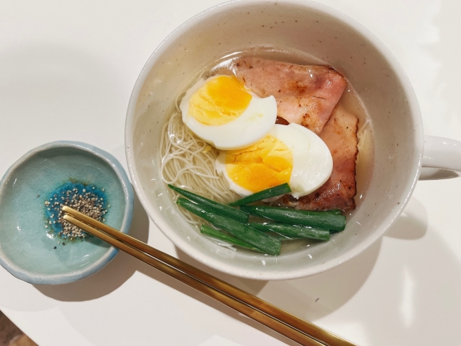 簡単スピード勝負！うま塩ラーメン