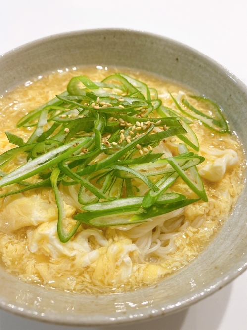 ふんわりトロトロ　あったかかきたまにゅうめん